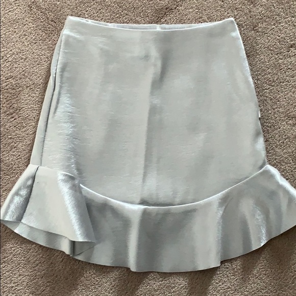 Silver peplum skirt - Picture 1 of 2